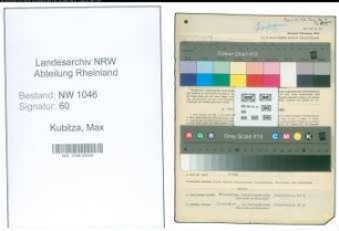 Entnazifizierung Max Kubitza , geb. 02.10.1899 (Regierungssekretaer)
