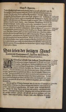 Das leben der heiligen Junckfrawen und Marterinnen S. Agneten ...