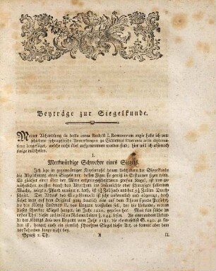 Archivische Nebenarbeiten und Nachrichten vermischten Inhalts mit Urkunden, 2