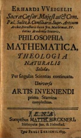 Philosophia mathematica