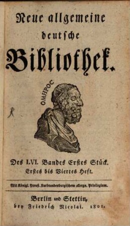 Neue allgemeine deutsche Bibliothek. 56. 1801