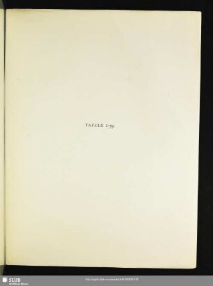 Tafeln 1-39