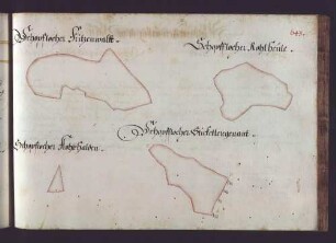 Waldungen außer dem Forst: Schopflocher Fritzenwald, Rohlheule, Rohrhalden und Stickeller