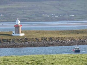 Leuchtturm : Leuchtturm von Rosses Point am Atlantik, Nord-West Irland, aufgenommen im April 2005. Foto Uwe Gerig