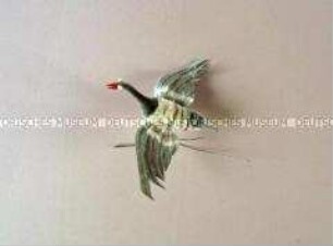 Christbaumschmuck: Graue Gans