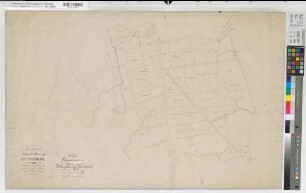 Schapdetten (Nottuln), Teilung des Detterfeldes und der Detterheide, Bl.2 Brouillonkarte