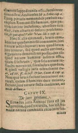 Caput IX. De iure gentium.