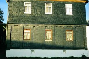 Giebelansicht Umgebindehaus