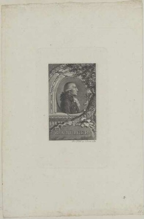 Bildnis des G. A. Bürger