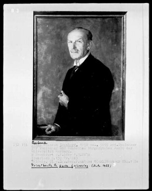 Bildnis Franz Wilhelm Leonhard, Professor der Rechte in Marburg