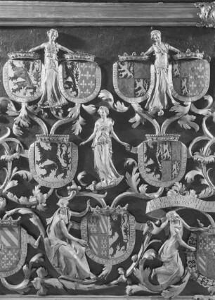 Grabmal Karls des Kühnen von Burgund (+ 1477) — Rechte Längsseite — Darstellungsdetail