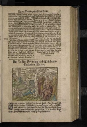 Am fünften Tage nach Epiphaniä/ Evangelium Matth. 13.