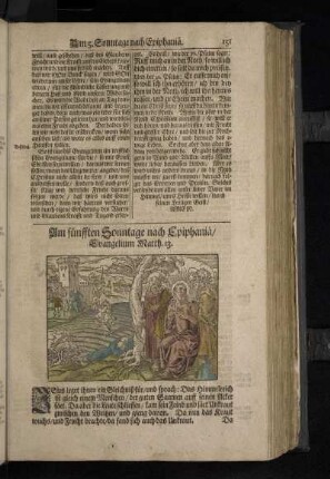 Am fünften Tage nach Epiphaniä/ Evangelium Matth. 13.