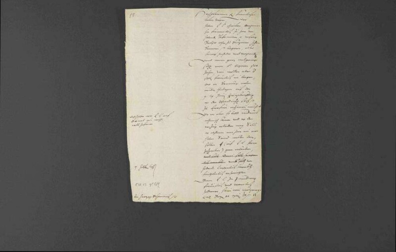 Pfalzgraf Ottheinrich bittet Johannes Brenz, mit einem Besuch als Ratgeber die Reformation im Fürstentum Pfalz-Neuburg einige Wochen zu unterstützen, worauf Herzog Christoph von Württemberg antwortet, dass Brenz abwesend sei.