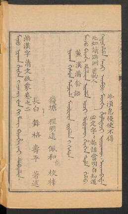 Nikan gisun kamciha manjurara fiyelen i gisun = 兼漢滿套語