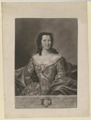 Bildnis der Jvliana Sophia Maria Franzius