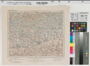 Deutsches Reich Karte des Deutschen Reiches Nr. 356 Soest 1902 1 : 100 000 28 x 34 Kartographische Abteilung der Preußischen Landesaufnahme Benkhausen