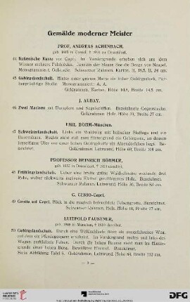Gemälde moderner Meister (Nr.44-115)