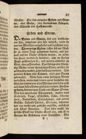 37-43, Erden und Steine