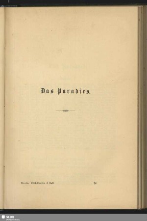 Das Paradies