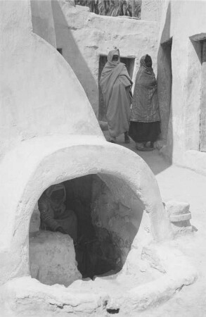 Wasserverteilung der Stadt Gadames (Libyen-Reise 1938)