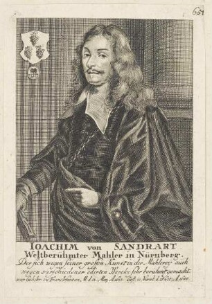 Bildnis des Ioachim von Sandrart