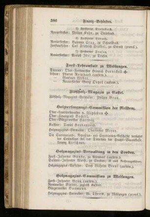 Flößholz=Magazin zu Cassel.
