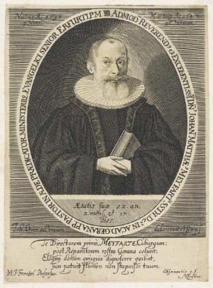 Bildnis des Johannes Matthaeus Meyfartus