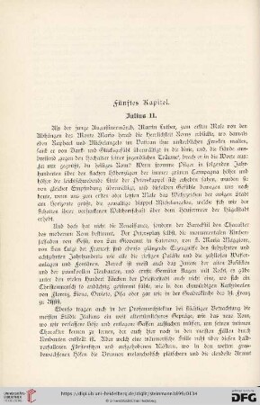 Fünftes Kapitel. Julius II