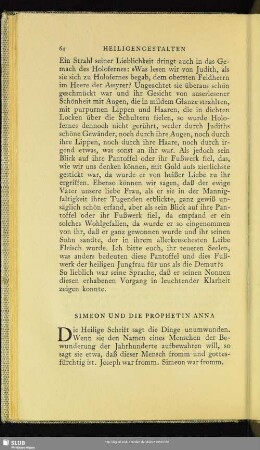 Simeon Und Die Prophetin Anna