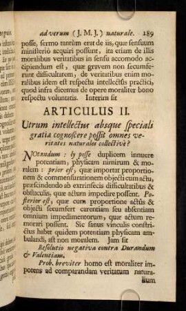 189-197, Articulus II