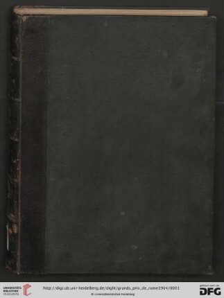 Supplément aux Grands Prix de Rome d'Architecture : années 1901 à 1904