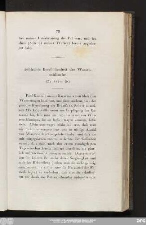 Schlechte Beschaffenheit der Wasserschläuche.