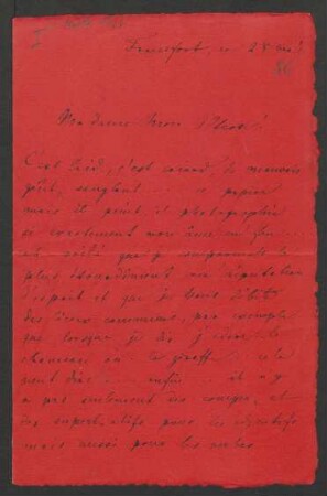 Brief an Cécile Luise Antoinette Mutzenbecher : 28.05.1886