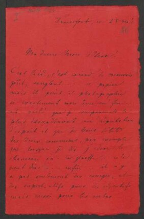 Brief an Cécile Luise Antoinette Mutzenbecher : 28.05.1886