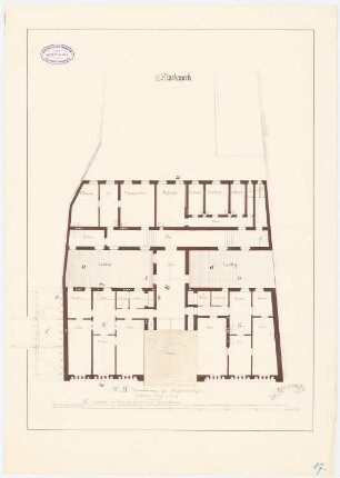 Rathaus, Innsbruck: Grundriss 3. Stock