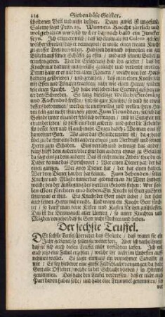 Der sechste Teuffel.