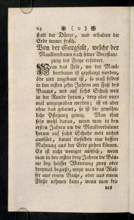 24-28, Von der Sorgfalt, ...