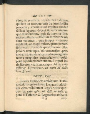 Posit. VIII.