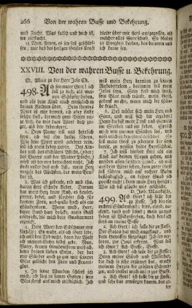 XXVIII. Von der wahren Bussse u. Bekehrung.