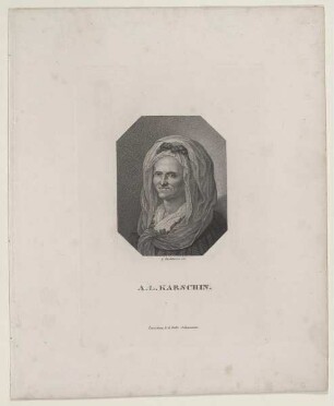 Bildnis der A. L. Karschin