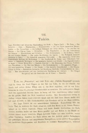 VII. Tokio