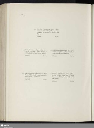 Ludovika, Prinzessin von Bayern - Marie, Prinzessin von Bayern - Sophie, Prinzessin von Bayern - Amalia, Prinzessin von Bayern - Elisabeth, Prinzessin von Bayern