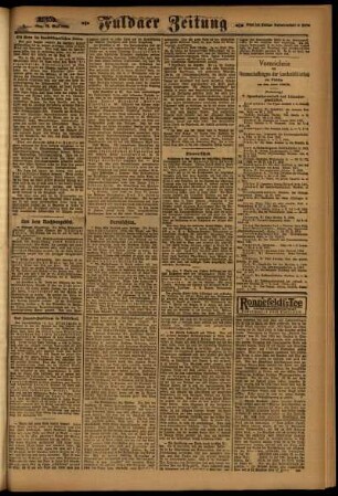 Zweite Ausgabe vom Donnerstag, den 12. Mai 1921.