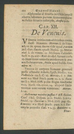 Caput XII. De Venenis.