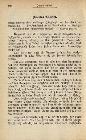 Zweites Capitel. Lebensansichten eines weltklugen Jünglings ...
