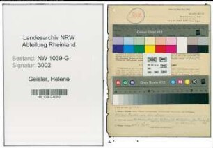 Entnazifizierung Helene Geisler , geb. 06.06.1906 (Lehrerin)