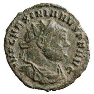 Münze, Follis (Follaro), 303 n. Chr.