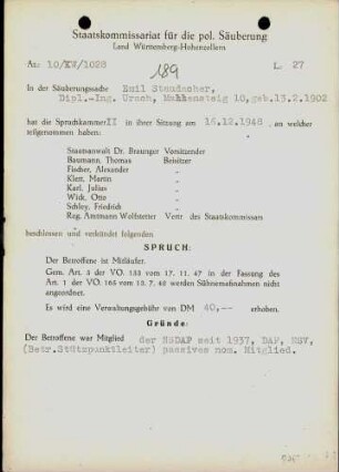 Staudacher, Emil
