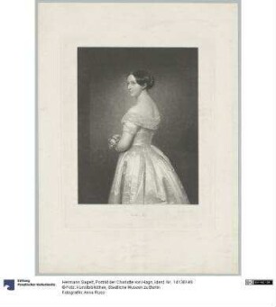 Porträt der Charlotte von Hagn